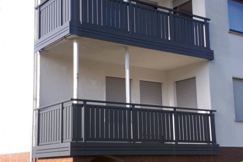 S069-Aluminium-Balkone-Balkongelaender-Rieb-Balkone-Wartungsfrei-Gelaender-Nie-mehr-Streichen