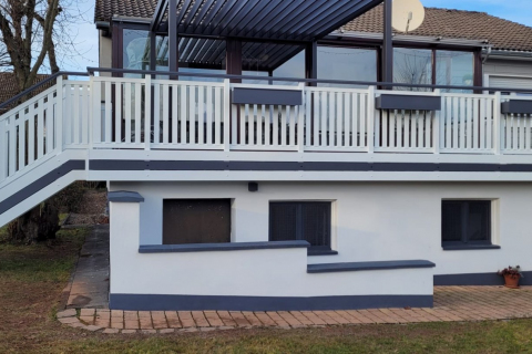 S151-Aluminium-Balkone-Balkongelaender-Rieb-Balkone-Wartungsfrei-Gelaender-Nie-mehr-Streichen