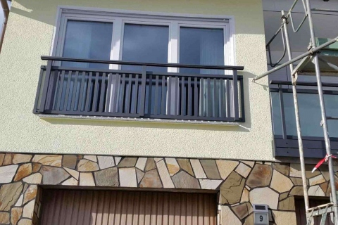 T193-Aluminium-Balkone-Balkongelaender-Rieb-Balkone-Wartungsfrei-Gelaender-Nie-mehr-Streichen